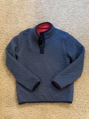 Marine Layer Kids Reversible Quilted Pullover